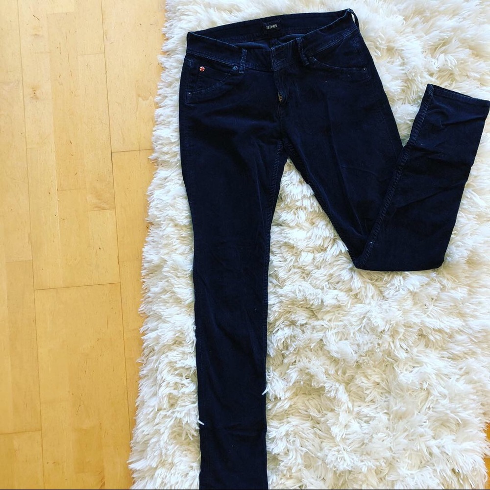 Dark blue corduroy pants